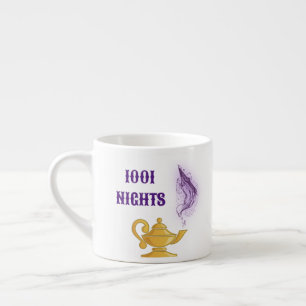 1 000 och 1 natt Aladdin Genie-lampa Espressomugg