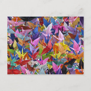 1 000 Origami Pappert Cranes-vykort Vykort