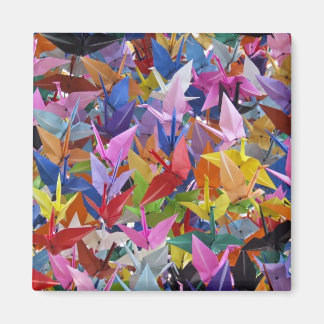 1 000 Origami Pappra Cranes-foto Magnet