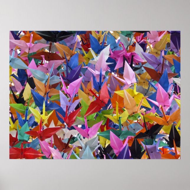 1 000 Origami Pappra traner Poster (Framsidan)