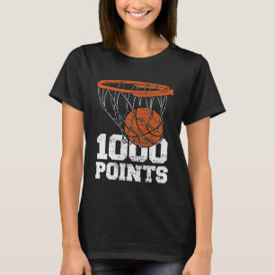 1 000 poäng Basketball Scorer High School Basketba T Shirt