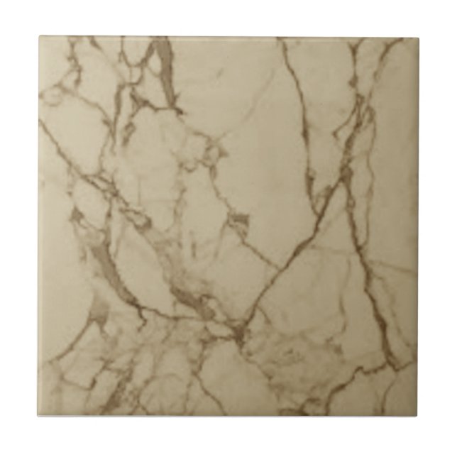 1 0f 3 Sepia Faux Marble 4,5 och 6-tums väggryggst Kakelplatta (Framsidan)