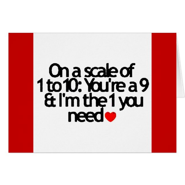  1-10 NIN ÄR JAG DEN SOM DU BEHÖVER. HÄLSNINGSKORT (Framsidan Horizontal)