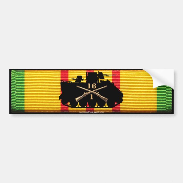 1/16. Inf spårar på det rikliga VSM-bandet Bildekal (Framsidan)
