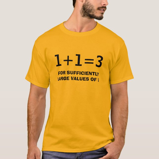 1+1=3 TRÖJA (Framsida)