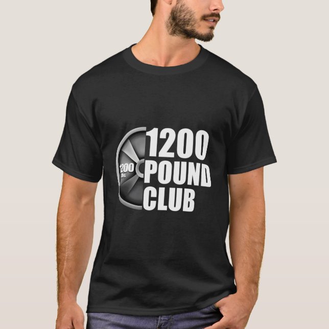 1 200 PowerLyft med fast Klubb T Shirt (Framsida)