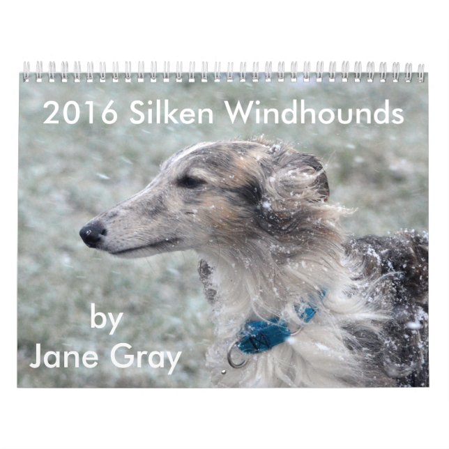 1 2016 Silken Windhounds vid Jane den gråa Kalender (Omslag)