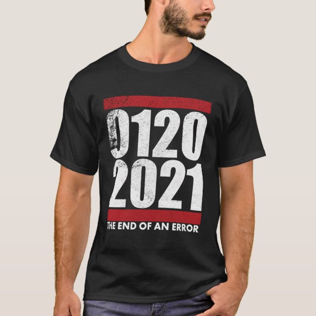 1 20 21 Slutet av en felinvigningsdag T Shirt (Framsida)