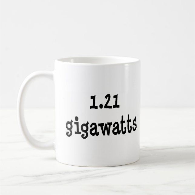 1,21 gigawatt kaffemugg (Vänster)