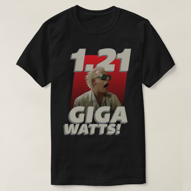 1,21 gigawatt! Klassisk T-Shirt (Design framsida)