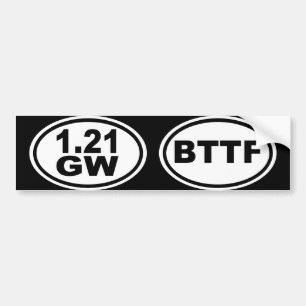 1,21 Gigawatts?! Bildekal