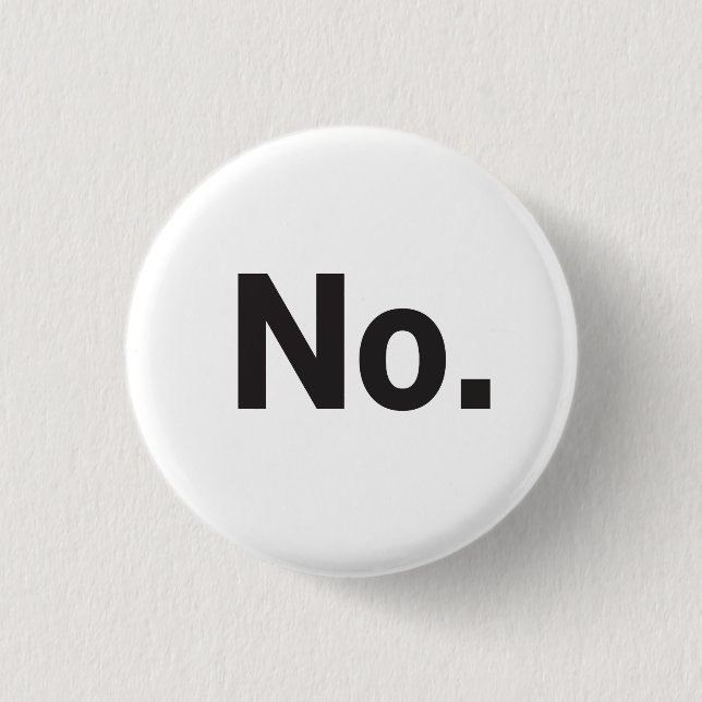 1.25" Button: No. Knapp (Framsida)