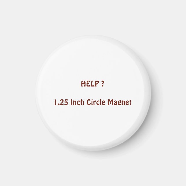 1,25 tum cirkelmagnet magnet (Framsidan)