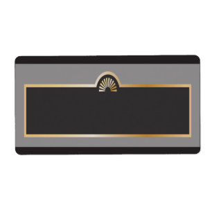 1,25 tum x 2,75 tum Adress Gatsby Theme Fraktsedel