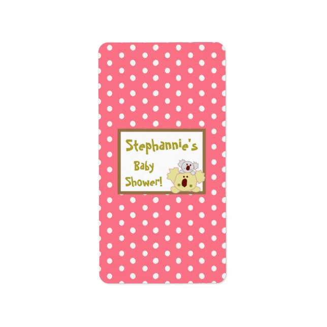 1,25 tum x 2,75 tum Hersheys ministertropiska Slå  Adressetikett (Framsidan)