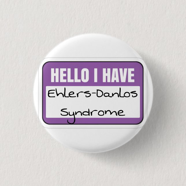 1,25-tums Badge - ehlers-danlos syndrome Knapp (Framsida)