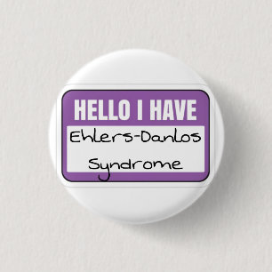 1,25-tums Badge - ehlers-danlos syndrome Knapp