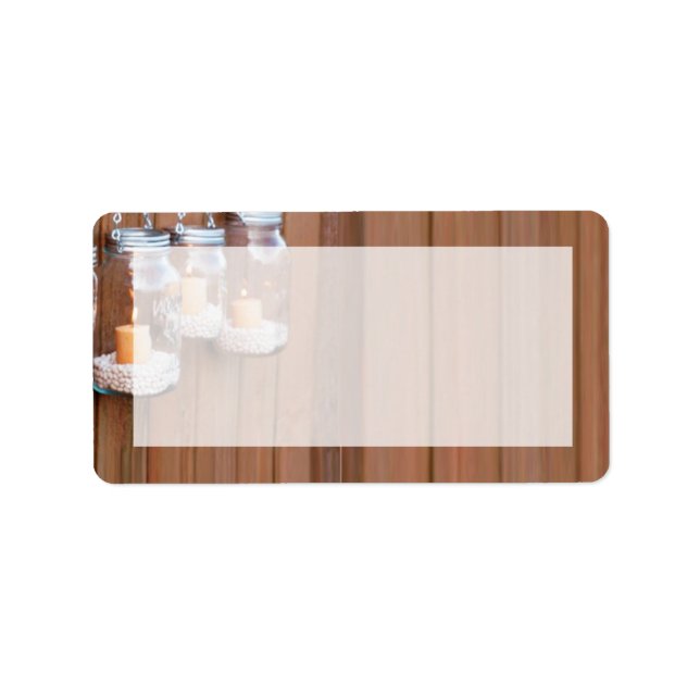 1,25-tums x2,75-tums Burk ljus i Adress-mynningslj Adressetikett (Framsidan)