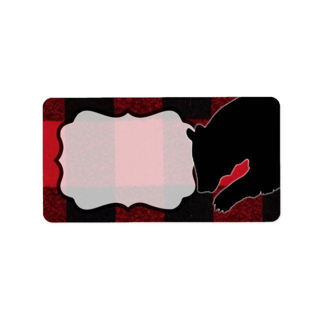 1,25-tums x2,75-tums Business Mail Addres-etikett  Adressetikett (Framsidan)