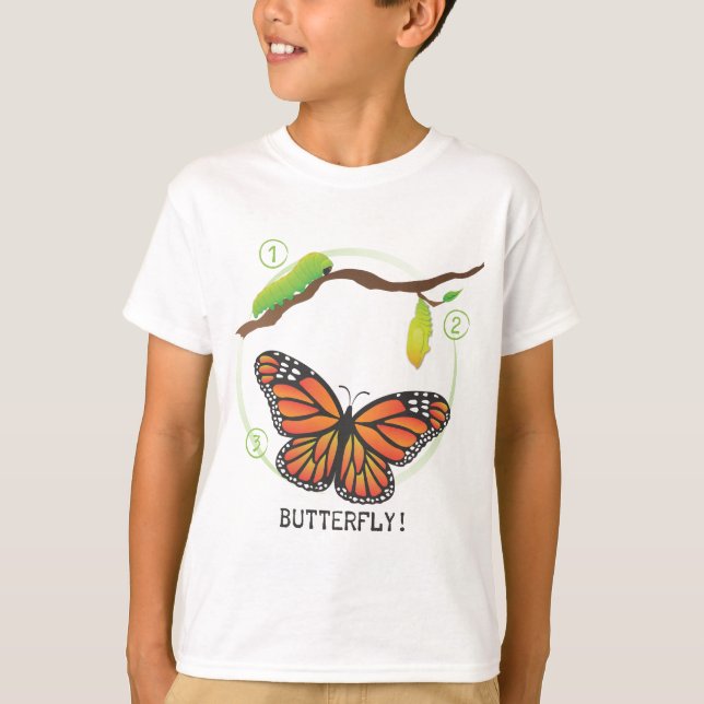 1-2-3 fjäril! tee (Framsida)