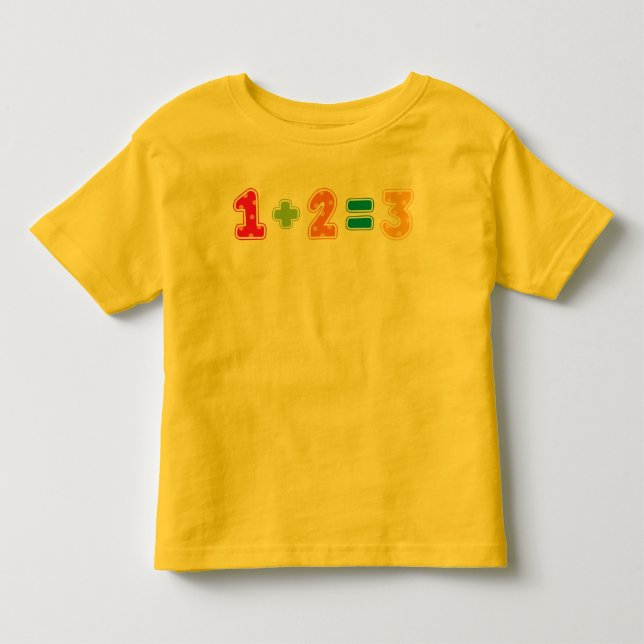 1+2=3 TRÖJA (Framsida)