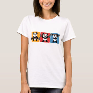 1-2-3 viktande Panda T-shirt