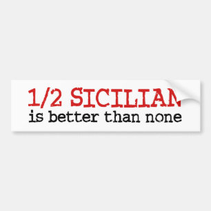 1/2 Sicilian Bildekal