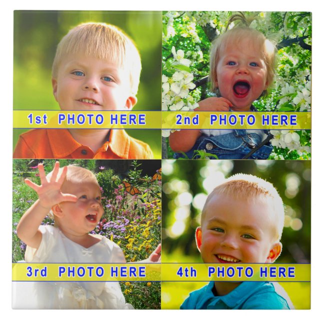 1-4, Bild-plattor eller som, Personlig Trivets Kakelplatta (Framsidan)