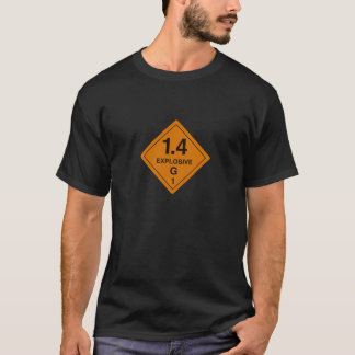 1.4G Explosivt Pyro-fartyg T Shirt