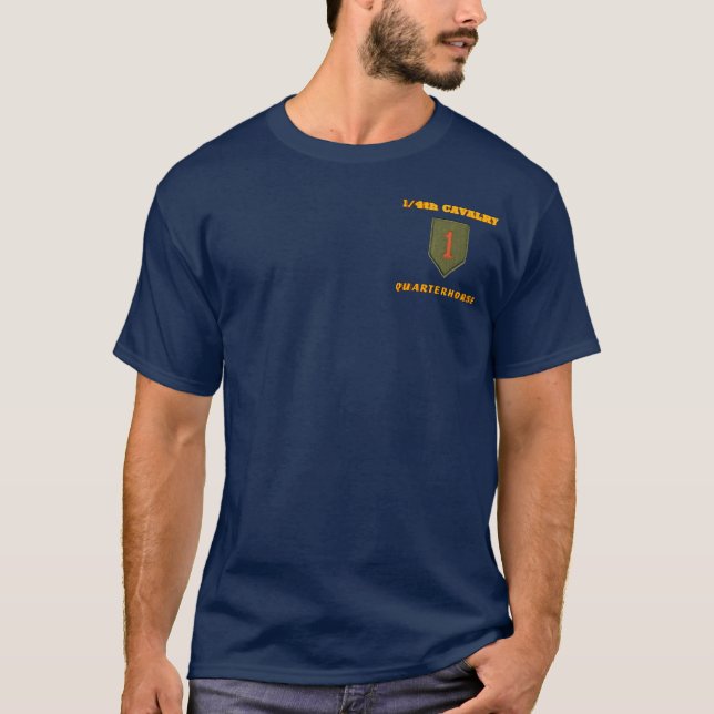 1/4th skjorta för kavalleri VSR M113 ACAV Tee (Framsida)