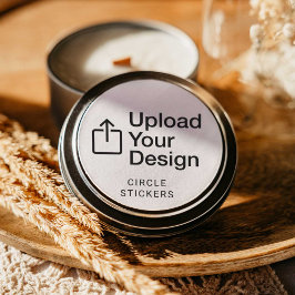 1,5" eller 3" Rund dekal Runt Klistermärke