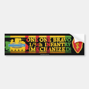 1/5. Inf. Mech. En en Bravobildekal Bildekal