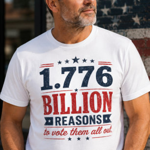 1,776 miljarder skäl protestt-shirt t shirt