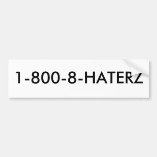 1-800-8-HATERZ BILDEKAL