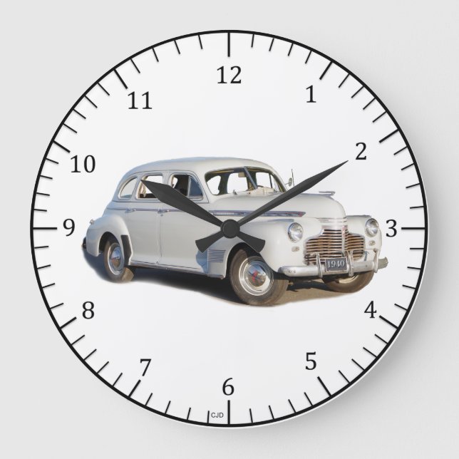 1 940 vit 2 500 lyxklocka stor klocka (Framsida)