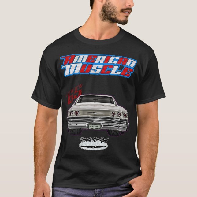 1 965,65,HotRod,Impala,Biscayne,Del Ray,DelRay,Mus T Shirt (Framsida)