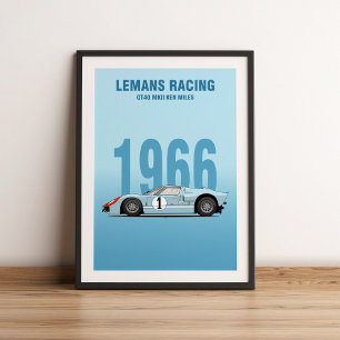 1 966 GT40 MK2 POSTER