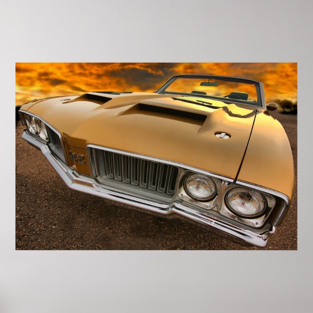 1 970 Olds 4-4-2 W-30 Poster (Framsidan)