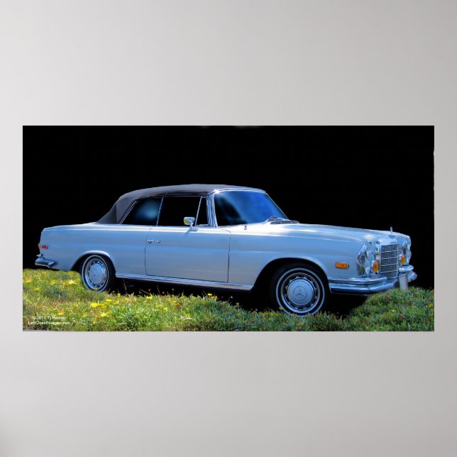1 971 MB 280 SE 3.5 Konvertibel POSTER (Framsidan)