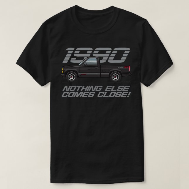 1 990 svart 454SS  T Shirt (Design framsida)