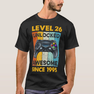 1 995-dagarsnivå 26 olåst 26 årGammalt T Shirt