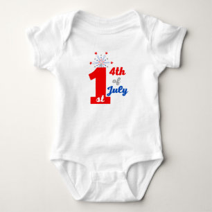 1:a 4 juli Patriotic American T Shirt