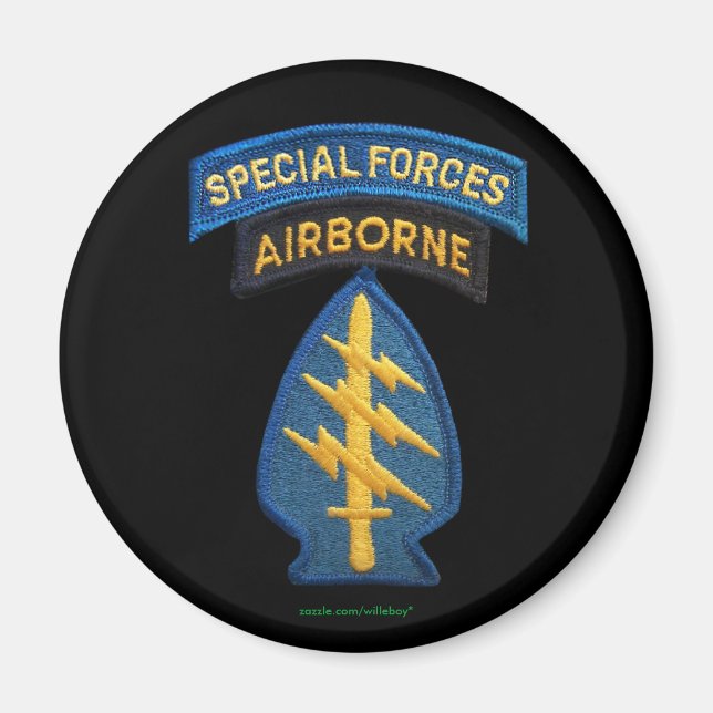 1:a 7:e speciella krafter blixt iraq magnet vfw (Framsidan)