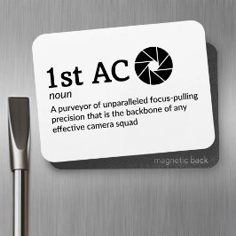 1:a AC-definitionen - Kameraget 3 tum x 4 tum Flex Magnet