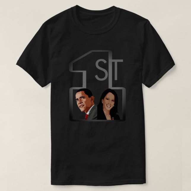 1:a Afrikas Pres och Vice Pres T-Shirt (Design framsida)