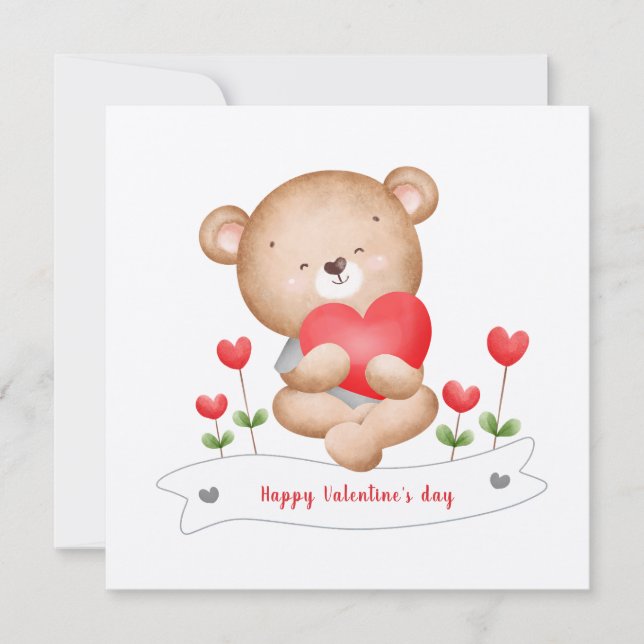 1:a Alla hjärtans dagskort Kort (Framsida)