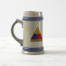 1:a Armor Division Beer Stein
