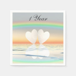 1:a årsdagen av Pappra utfrågningar Pappersservett