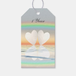 1:a årsdagen av Pappra utfrågningar Presentetikett