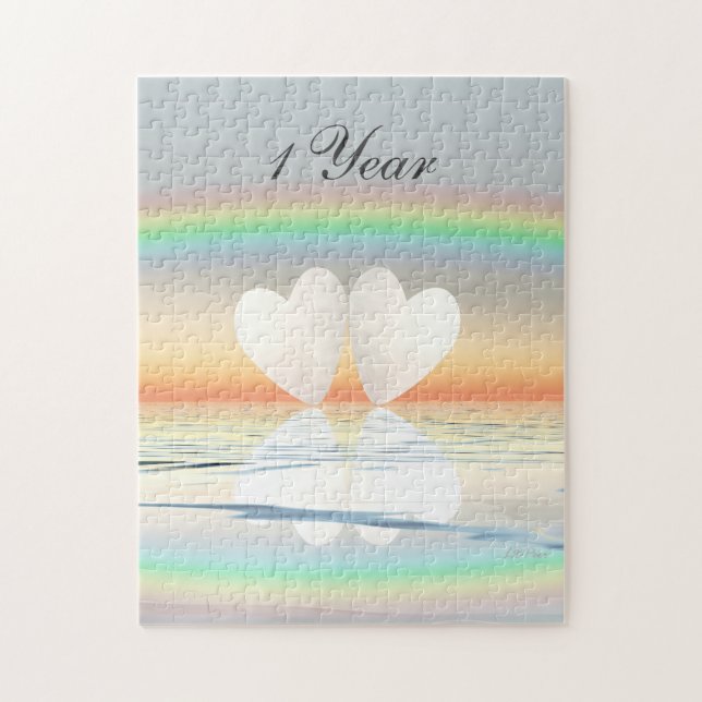 1:a årsdagen av Pappra utfrågningar Pussel (Vertikal)